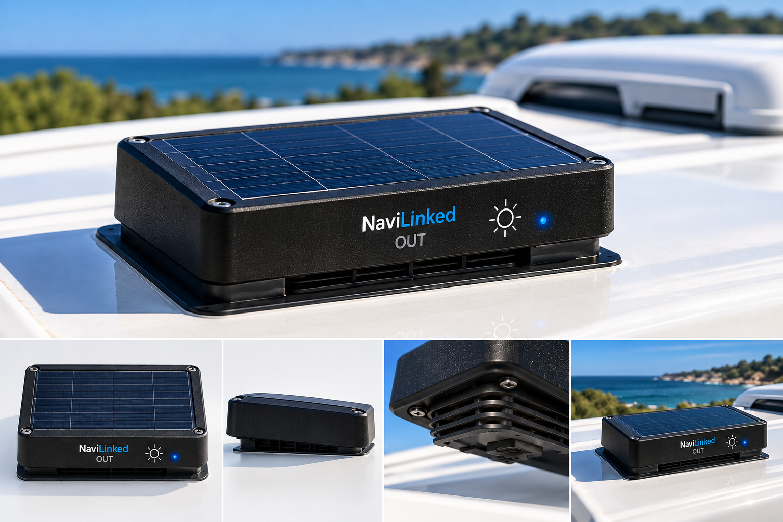 Module extérieur NaviLinked OUT autonome et solaire